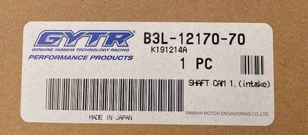 GYTR Yamaha Camshaft 1 / Kit Nockenwelle Yamaha YZF-R1 2020-2023 RN65