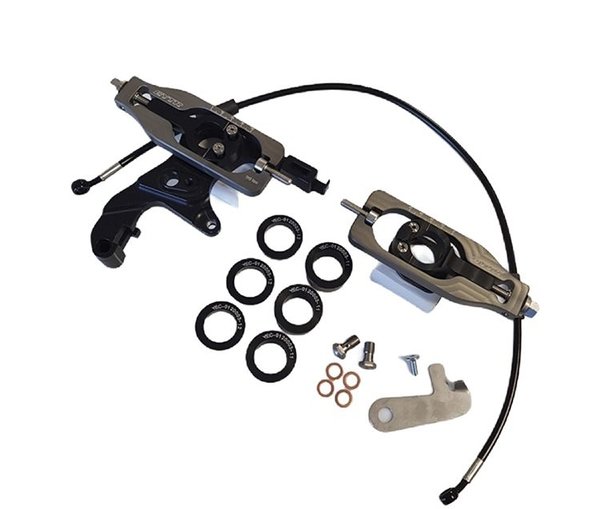 GYTR underslung bracket rear caliper set, Yamaha R1 Verlegung Bremssattel hi. 2015-2023