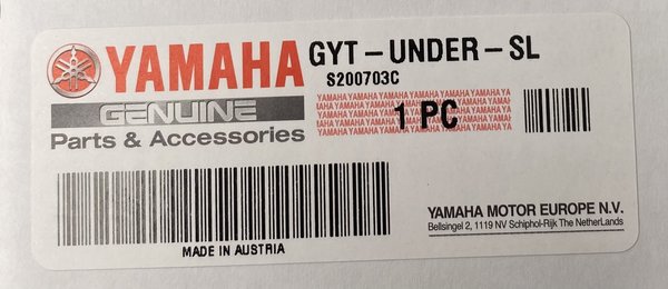 GYTR underslung bracket rear caliper set, Yamaha R1 Verlegung Bremssattel hi. 2015-2023