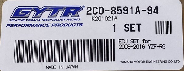 GYTR KIT ECU SET Yamaha YZF-R6 RJ15 2008 - 2016 2C0-8591A-94
