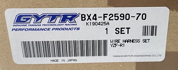 GYTR Kabelbaum, WIRE HARNESS SET Yamaha 2018-2019 YZF-R1 RN49 BX4-F2590-70