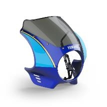 Mini-Frontverkleidung Yamaha XSR900 2022- blau Halbschale fairing kit XSR 900